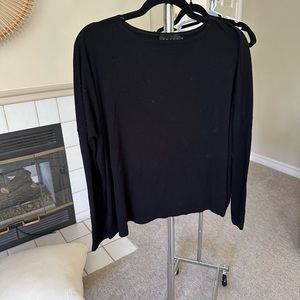 Hatch maternity long sleeve black t shirt